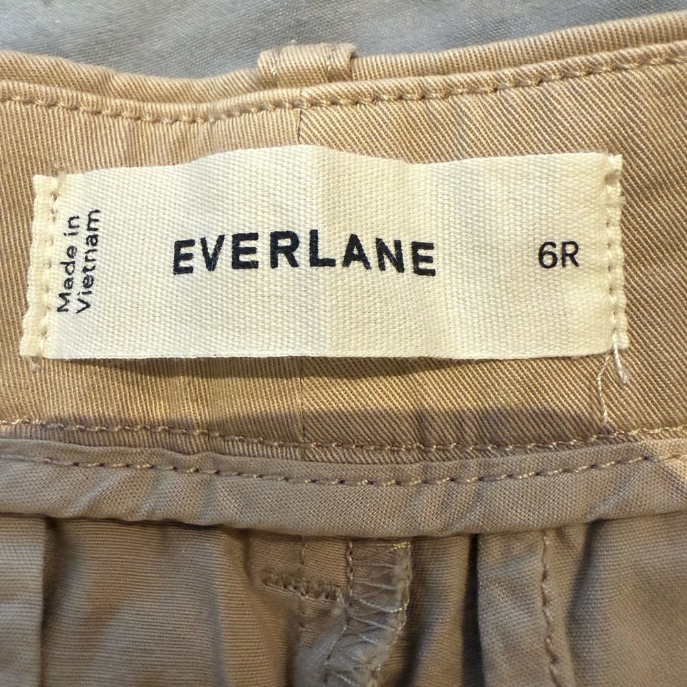 Everlane Wide Leg Pants in Khaki - Picture 3 of 5